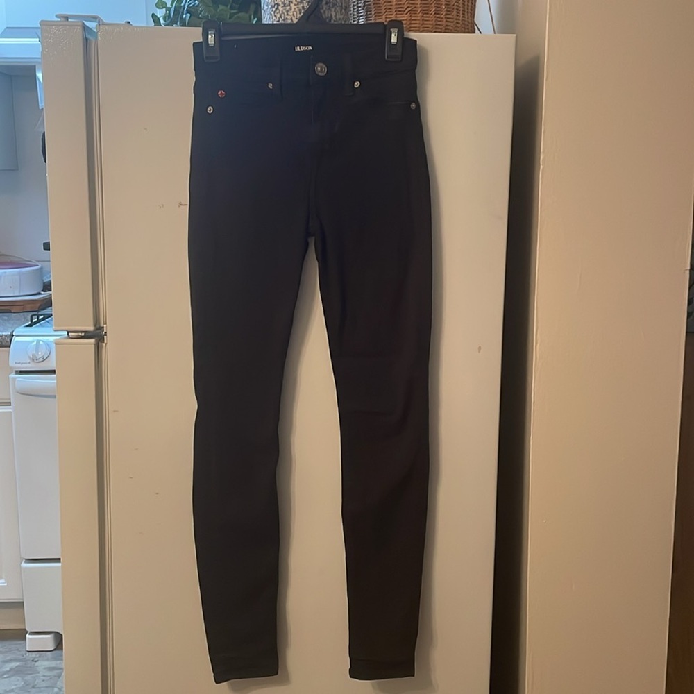 Hudson Size 25 Blair Super‎ Skinny Black Jeans